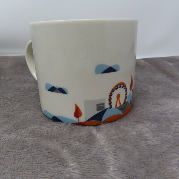 Starbucks Chicago You Are Here Collection Coffee Mug Cup 2015 White Red 14 fl oz - Picture 3 of 6